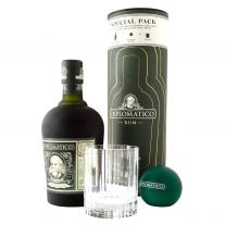 Diplomatico Reserva Exclusiva 0,7l 40% GB + pohár + forma na ľad