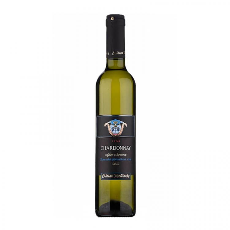 Château Topoľčianky Chardonnay slovenské prívlastkové víno D.S.C. biele sladké 0,5 l - eDELIA.sk