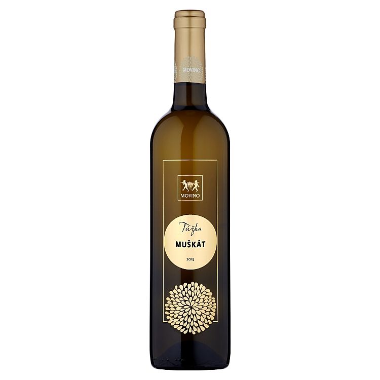 Movino Túžba Muškát slovenské akostné víno polosuché 0,75 l
