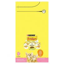 Friskies Junior granule pre mačiatka kura a morka, s mliekom, zelenina 1,5 kg