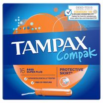 Tampax Compak Super Plus Tampóny S Aplikátorom 16 ks