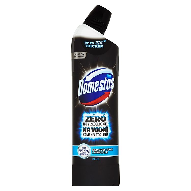 Domestos Blue na vodný kameň v toalete 750 ml