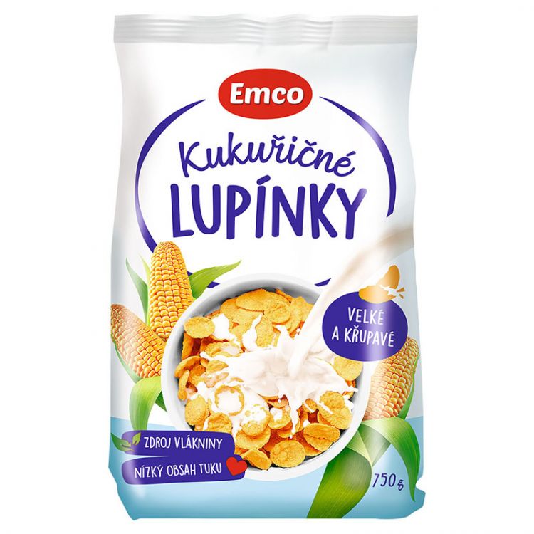 Emco  Kukuričné lupienky 750g