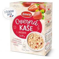 Emco Ovsená kaša s jahodami 5 x 55 g