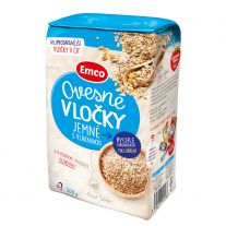 Emco Ovsené vločky jemné s vlákninou 500 g