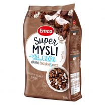 Emco Super Mysli Bez cukru čokoláda & kokos 500 g