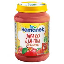 Hamánek Jahoda jablko 190g