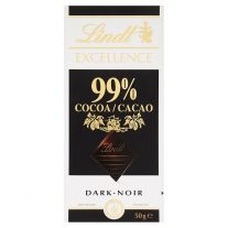 Lindt EXCELLENCE Extra horká čokoláda 99% 50g