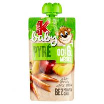 Kubík Baby Mrkva, Jablko, Banán, BROSKYŇA 100 g