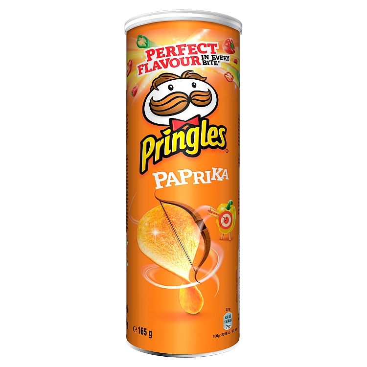 Pringles Snack s príchuťou papriky 165 g