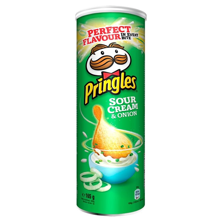 Pringles Snack s príchuťou kyslej smotany a cibule 165 g