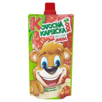 Kubík 100% ovocná kapsička jablko-banán-JAHODA 100 g