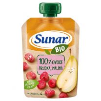 Sunar Bio kapsička hruška, malina 100 g
