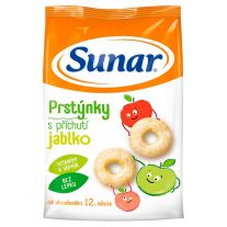 Sunar Detský snack jablkové prstienky 50 g