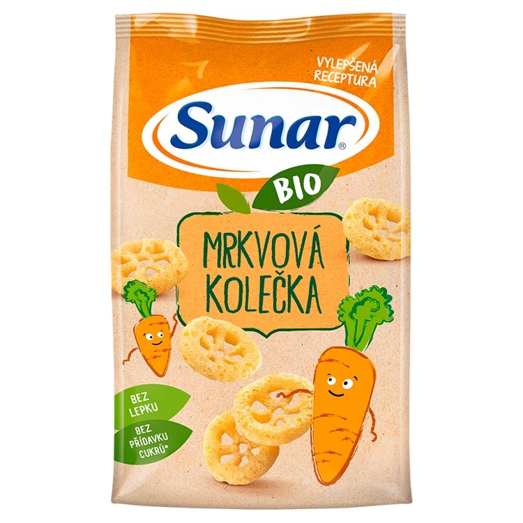 Sunar Bio mrkvové kolieska 45 g