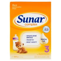 Sunar Complex 3 batoľacie mlieko 2 x 300 g (600 g)
