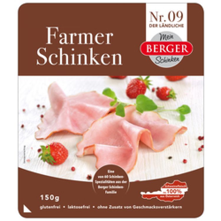 Berger Farmárska šunka plátky 150 g