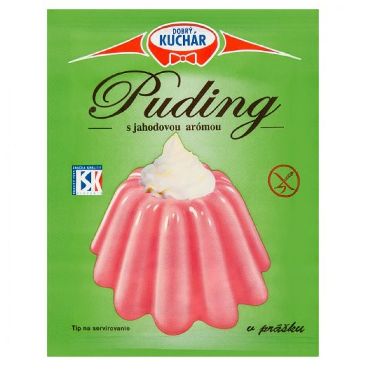 Dobrý kuchár Puding s jahodovou príchuťou  40g