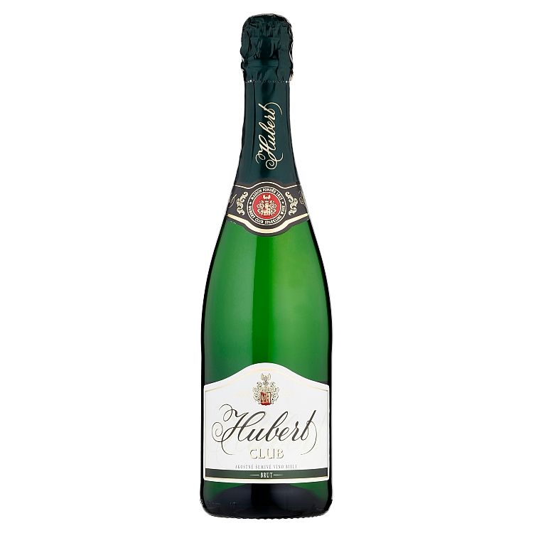 Hubert Club Brut akostné šumivé víno biele 0,75 l