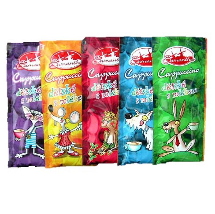 Samantha Cappuccino detské s mliekom bezkofeinové 12,5 g