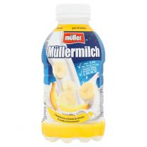 Müller Müllermilch Mliečny nápoj s banánovou príchuťou 400 g