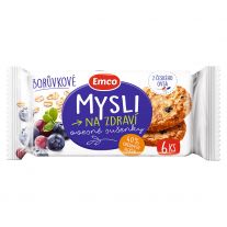 Emco  Ovsené sušienky čučoriedkové 60g