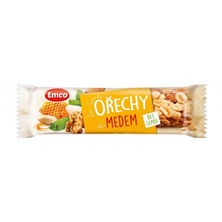 Emco Tyčinka Orechy a med 35g