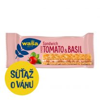 Wasa Sandwich Rajčiny & Bazalka 40g 