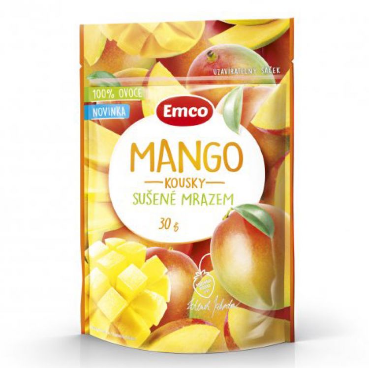 Emco  Mrazom sušené mango 30g