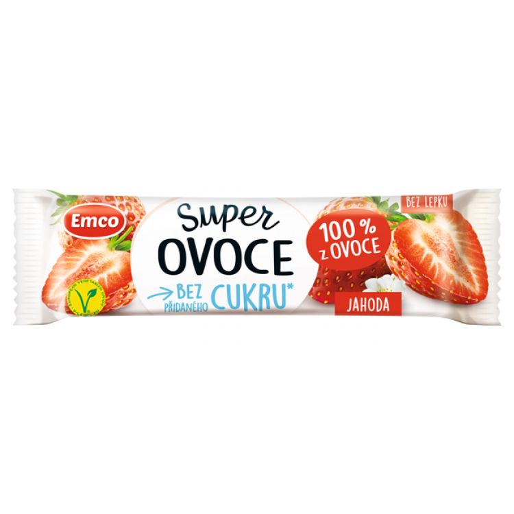 Emco Ovocná tyčinka s jahodami 30 g