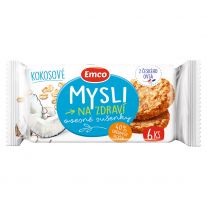 Emco  Ovsené sušienky kokosové 60g