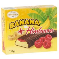Hauswirth Banán+Maliny 150 g
