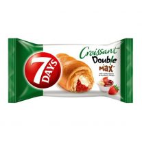 7 Days Double Max Croissant jahoda - vanilka 80 g