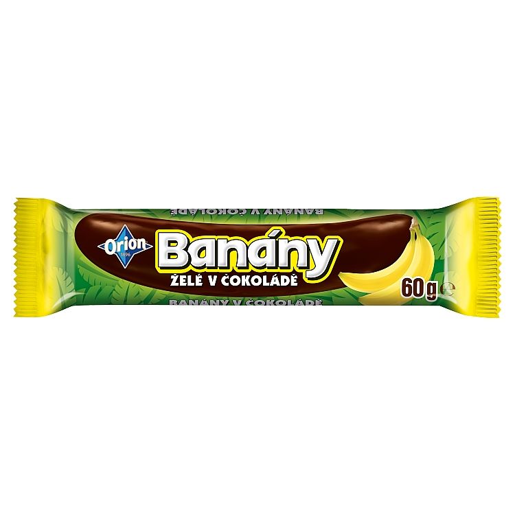 ORION BANÁNY v čokoláde 60 g