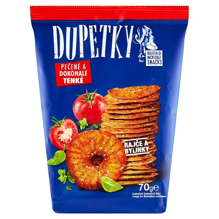 Dupetky Paradajka a bylinky 70 g