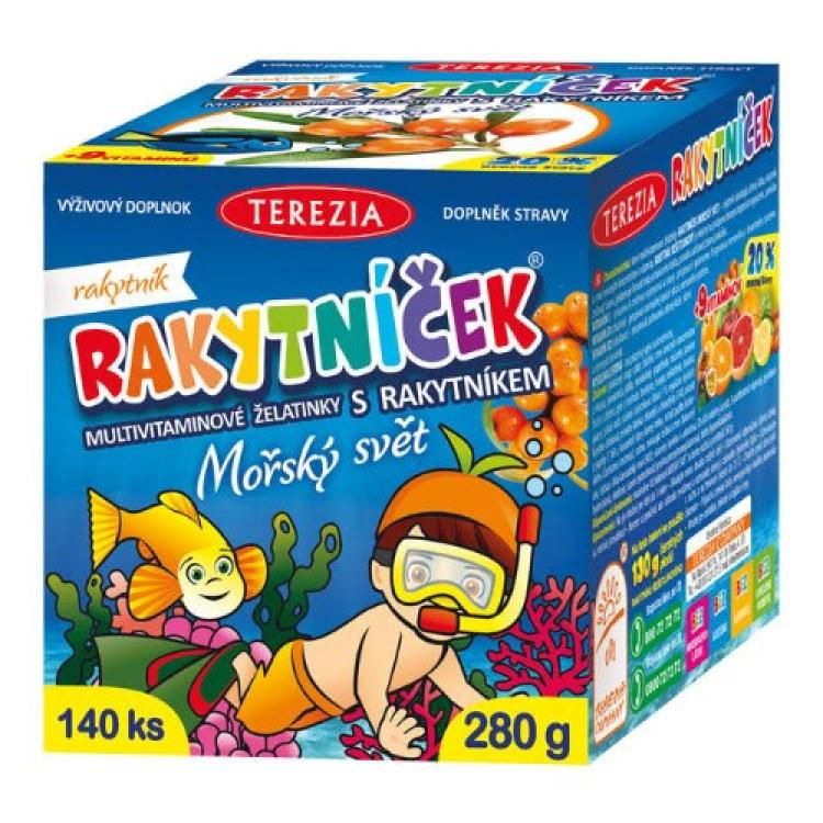 TEREZIA Rakytníček morský svet 140 kusov