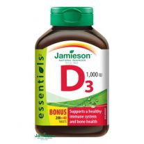 Jamieson Vitamín D3 1000 IU 240 tbl