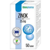 EDENPHARMA Zinok 25 mg 50 tabliet