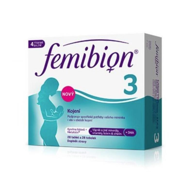 Femibion 3 Dojčenie tbl 28 + cps 28