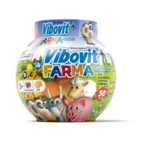 Vibovit + Farma Gummies želé s ovocnou príchuťou 50 ks