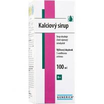 GENERICA Kalciový sirup s vanilkovou arómou 100 ml