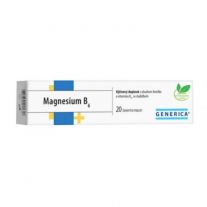 GENERICA Magnesium B6 20 šumivých tabliet