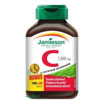 JAMIESON Vitamín C 1000 mg s postupným uvoľňovaním 100 + 20 tbl
