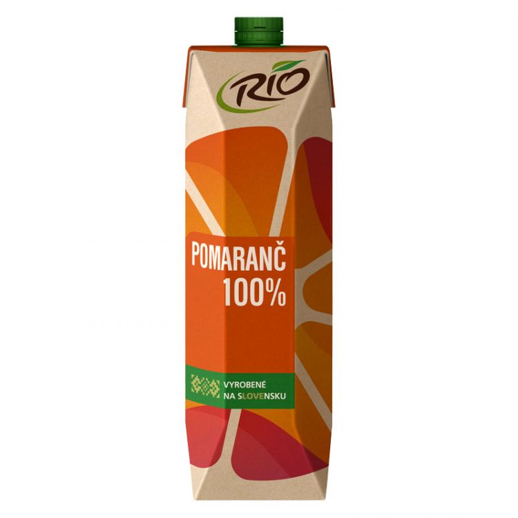 Rio pomaranč 100% 1l