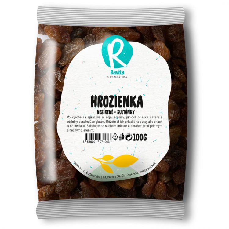 Ravita  Hrozienka sultánky nesírené 400 g