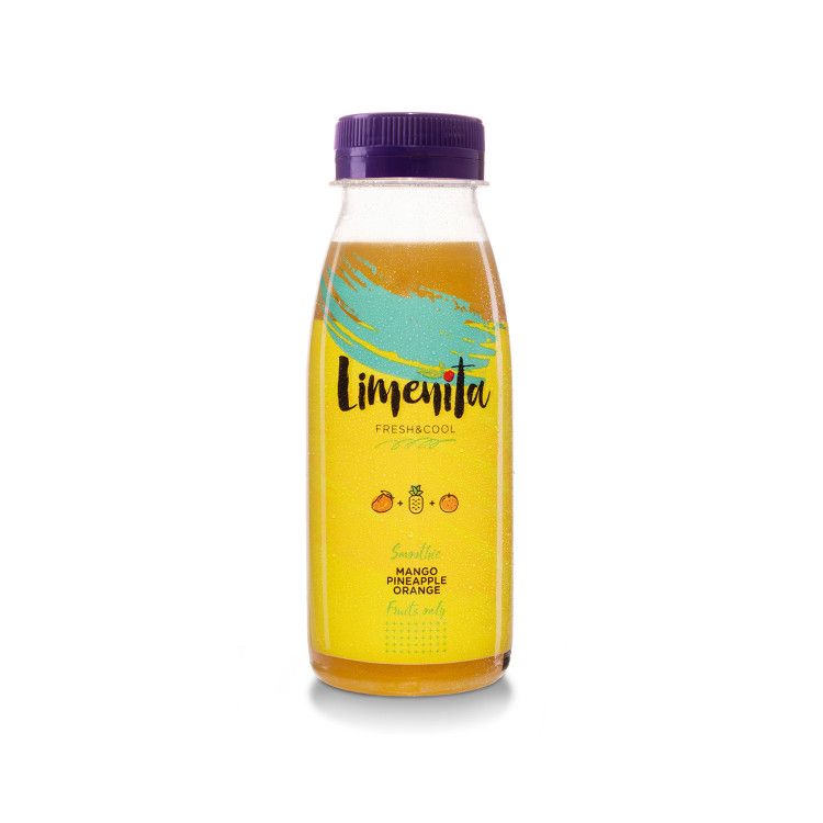 LIMEÑITA Smoothie mango, ananás, pomaranč 250ml - eDELIA.sk