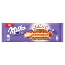 Milka Mmmax tabuľková čokoláda strawberry cheesecake 300 g