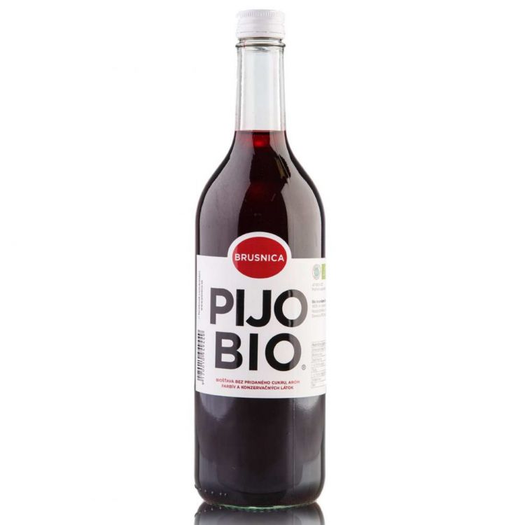 PIJO BIO Brusnica 100% ovocná šťava 700 ml