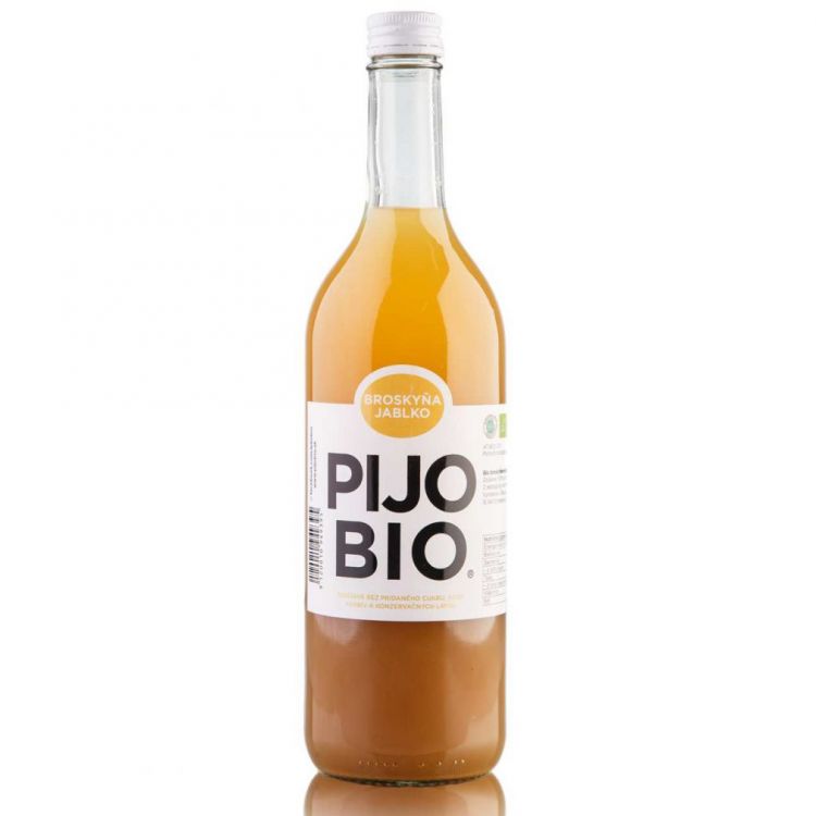 PIJO BIO Broskyňa - Jablko 100% ovocná šťava 700 ml
