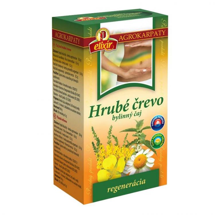 Agrokarpaty Hrubé črevo - bylinný čaj 40 g